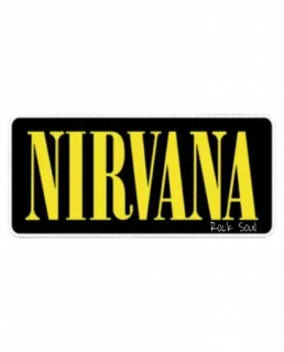🤟 NIRVANA band, musica, rock, logo, Nirvana telegram sticker
