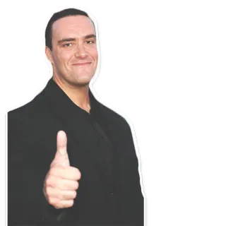👍 man, thumbs up, gesture, positive, approval telegram sticker