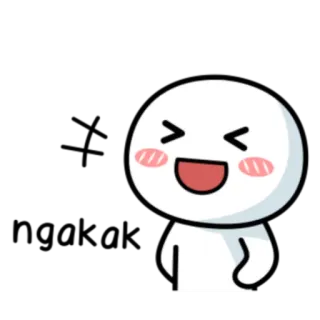 😂 Emoji, Felice, Carino, Cartone animato, Faccia sorridente whatsapp sticker