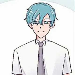 🎸 อนิเมะ, มังงะ, ตัวละคร, การ์ตูน, เนคไท, สำนักงาน telegram sticker