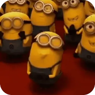 ๐ Minions Despicable Me minions, despicable me, yellow, cartoon, cute, funny, group telegram sticker