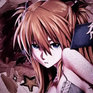 🎪 Asuka Langley Sohryu Neon Genesis Evangelion anime, girl, character, asuka langley, evangelion, artwork, red hair telegram sticker