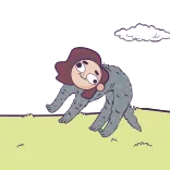 😂 cartoon, animation, character, creature whatsapp sticker
