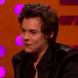 🌿 Harry Styles chanteur, pop star, célébrité, portrait, One Direction, Harry Styles telegram sticker
