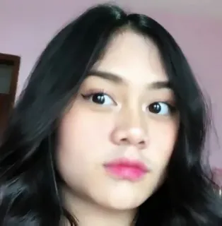 🌷 wanita, potret, wajah, gadis, selfie, wanita muda whatsapp sticker