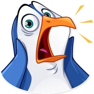 Penguin Kevin whatsapp stickers