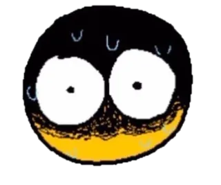 😨 verängstigt, nervös, emoji, ängstlich, besorgt telegram sticker