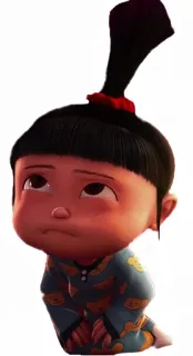 😑 Agnes Despicable Me Cartoon, Mädchen, Figur, Agnes, Ich Einfach Unverbesserlich telegram sticker