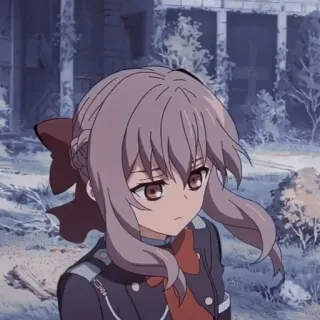 😕 anime, girl, character, cute, portrait telegram sticker