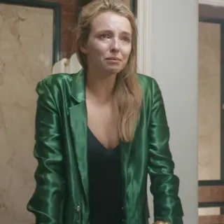 🌙 Villanelle Killing Eve Frau, weinend, verärgert, Villanelle, Killing Eve, emotional telegram sticker