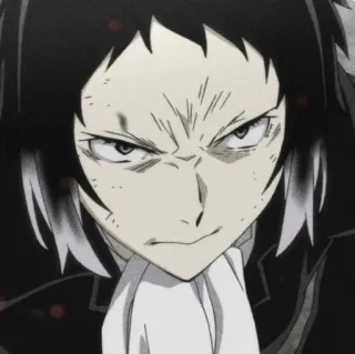 😠 Ryuunosuke Akutagawa Bungou Stray Dogs Anime, Manga, Ryūnosuke Akutagawa, Bungou Stray Dogs, En colère telegram sticker