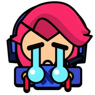 😭 Collette เศร้า, ร้องไห้, ตัวละคร, เกม, การ์ตูน telegram sticker