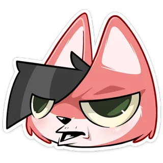 🤤 Desenho animado, Raposa, Animal, Adesivo, Fofo, Engraçado telegram sticker