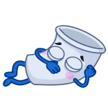 Cup man @TgEmojis telegram emojis 🥤