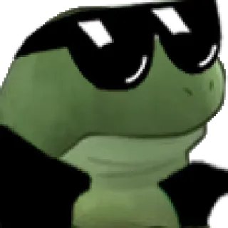 😁 トカゲ, クール, サングラス, 爬虫類, 動物 telegram sticker