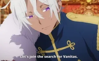 ❤️ Let's join the search for Vanitas. Anime, Personagem, Pesquisa, Vanitas telegram sticker