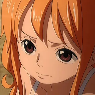 🍊 Nami One Piece Anime, One Piece, Nami, Dibujo animado, Chica telegram sticker