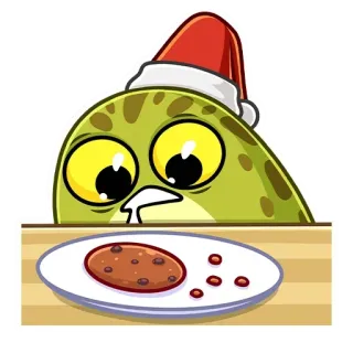 🍪 Рождество, праздник, отпуск, печенье, мультфильм, праздничный whatsapp sticker