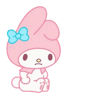 😊 My Melody my melody, dibujos animados, lindo, Sanrio, personaje, kawaii telegram sticker