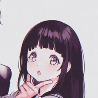 ❤️ Anime, Mädchen, Süß, Cartoon, Illustration, Zeichnung telegram sticker