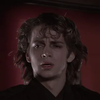 💫 Anakin Skywalker Star Wars Anakin Skywalker, Star Wars, Hayden Christensen, meme, character telegram sticker