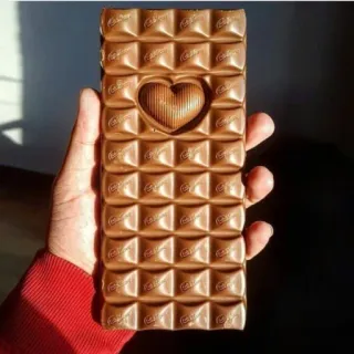 🍫 cioccolato, dolce, dessert, cibo, cuore, Cadbury whatsapp sticker