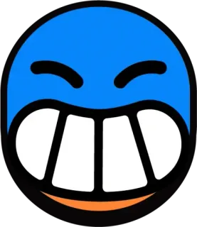🙂 emoji, espressione, cartone animato, sticker, faccia, sorriso whatsapp sticker