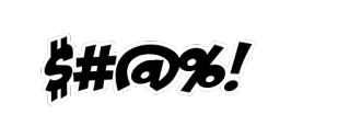 😡 $#@%! offensant, vulgaire, symboles, jurons telegram sticker