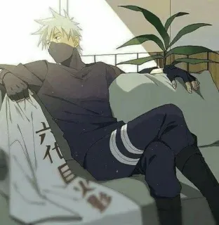 🔥 Kakashi Hatake Naruto 六代目火影 Anime, Kakashi, Hatake, Manga, Personaje, Naruto, Sexto Hokage telegram sticker