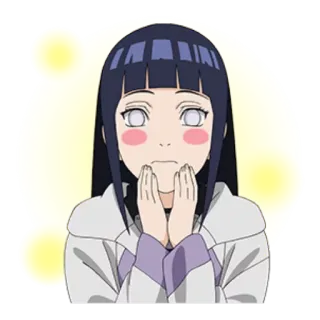 😃 Hinata Hyuga Naruto Аниме, Хината, Наруто, Персонаж telegram sticker