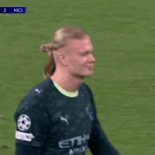 🔵 Erling Haaland Manchester City MCI whatsapp sticker
