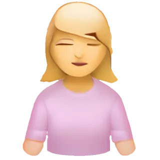 🥑 emoji, donna, meditazione, calma, pacifico telegram sticker