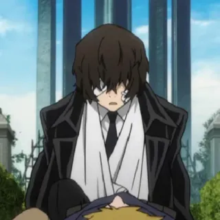 🥀 Osamu Dazai Bungo Stray Dogs anime, character, bungo stray dogs, osamu dazai telegram sticker