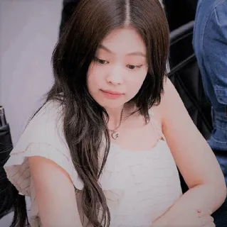 🦋 Jennie K-pop, певица, знаменитость, женщина, портрет, Дженни Ким, Blackpink telegram sticker