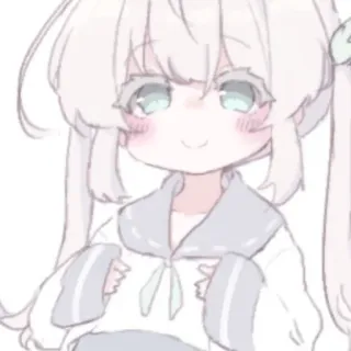 🥛 อนิเมะผู้หญิง, คาวาอิ, น่ารัก, จิบิ, การ์ตูน, ตัวละคร, ภาพประกอบ telegram sticker