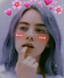 😋 Billie Eilish บิลลี ไอลิช, นักร้อง, คนดัง, นักดนตรี, ป็อปสตาร์ telegram sticker
