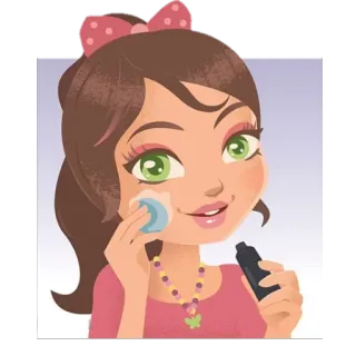 💄 bellezza, trucco, cosmetici, ragazza, donna telegram sticker