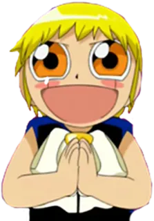 🙏 Anime, Dibujos animados, Personaje, Ilustración, Lindo, Manga whatsapp sticker
