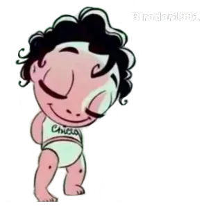 😌 Chico Cartoon, Junge, Baby, Süß telegram sticker