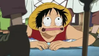 🖤 Luffy One Piece Anime, weinend, traurig, Charakter, Monkey D. Luffy, One Piece, Strohhut telegram sticker