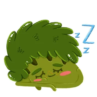 Малышка Брокколи 2 telegram stickers