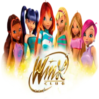 🧚‍♀ Winx Club WINX CLUB Winx Club, Bloom, Stella, Flora, Tecna, Musa, Aisha, Cartone animato, Fata, Magical Girl whatsapp sticker