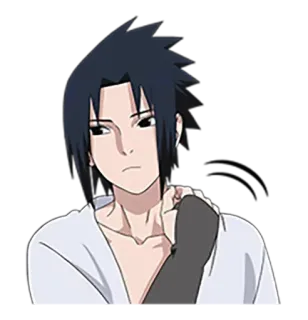 ⚡️ Sasuke Uchiha Naruto anime, manga, sasuke, uchiha, ninja whatsapp sticker