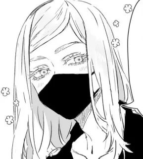😳 anime, manga, woman, mask telegram sticker