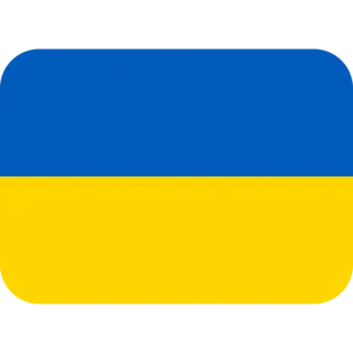 🇺🇦 Ucrania, bandera, azul, amarillo, bandera nacional telegram sticker