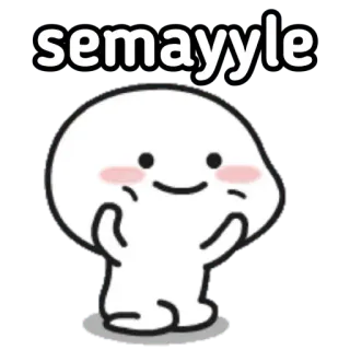 ✨ semayyyle niedlich, kawaii, lächelnd, animiert, Cartoon telegram sticker