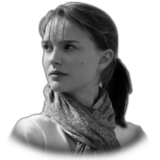 😏 Natalie Portman actress, portrait, woman, celebrity telegram sticker