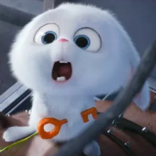 🤤 Snowball The Secret Life of Pets うさぎ, 可愛い, アニメ, 映画, バニー, マンガ, ペット telegram sticker