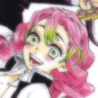 💕 Mitsuri Kanroji Demon Slayer anime, demon slayer, mitsuri kanroji, waifu, love hashira telegram sticker