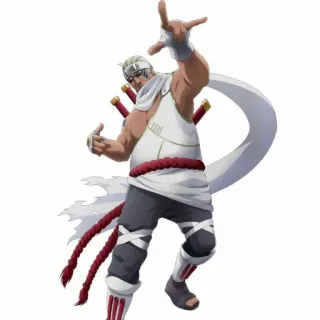 🐙 Killer Bee Naruto anime, ninja, manga, killer bee, naruto, character, swords telegram sticker